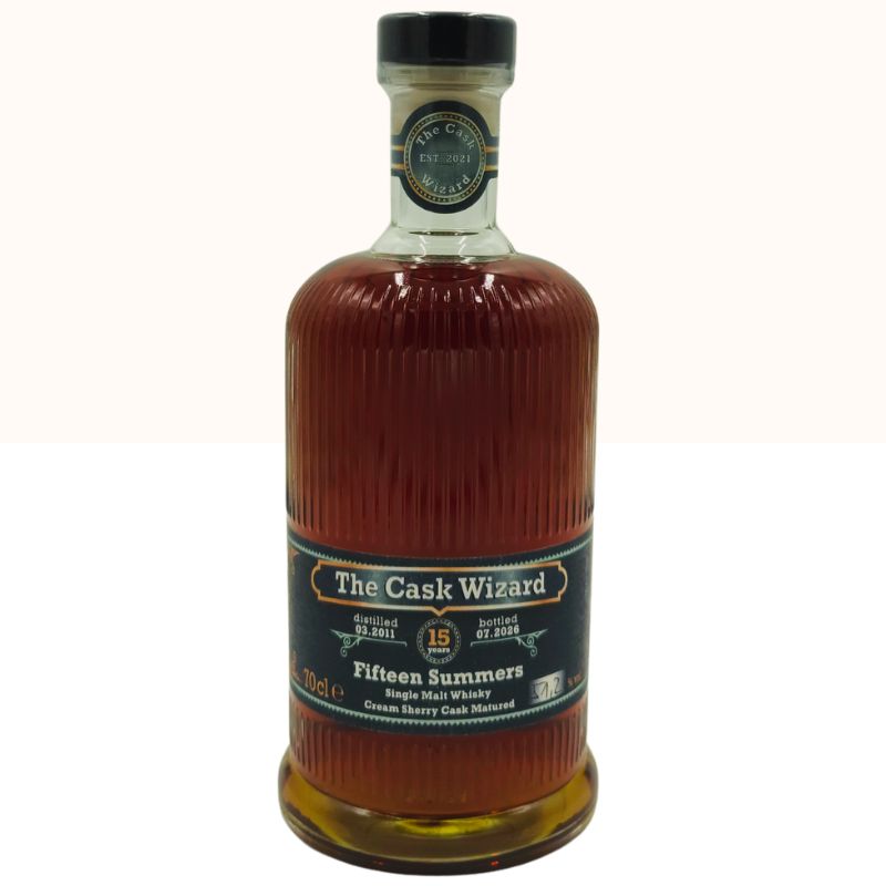 Fifteen Summers - 15 Jahre - 2011/2026 - Cream Sherry Cask Matured - The Cask Wizard Fifteen Summers - 15 Jahre - 2011/2026 - Cream Sherry Cask Matured - The Cask Wizard