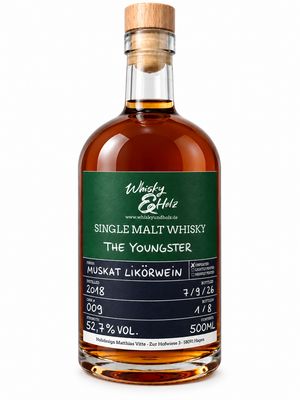 Whisky & Holz - 2018/2026 - Fass 009 - The Youngster - Muskat Likörwein Finish - 0,5l Whisky & Holz - 2018/2026 - Fass 009 - The Youngster - Muskat Likörwein Finish - 0,5l