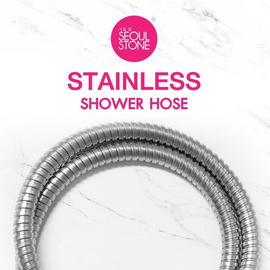 สายฝักบัวสแตนเลส Seoul Stone (ใช้ได้กับทุกรุ่น) 250.-