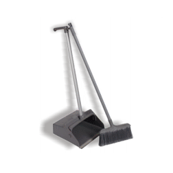 Dust Pan & Broom Set Long Handle