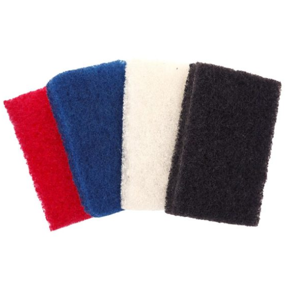 Blue/Red Scourer Hand Pad - Each