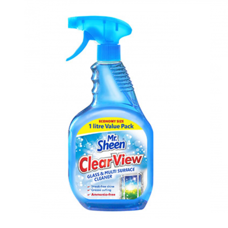 1L Mr Sheen Clearview Glass and Surface Cleaner 1L Mr Sheen Clearview Glass and Surface Cleaner