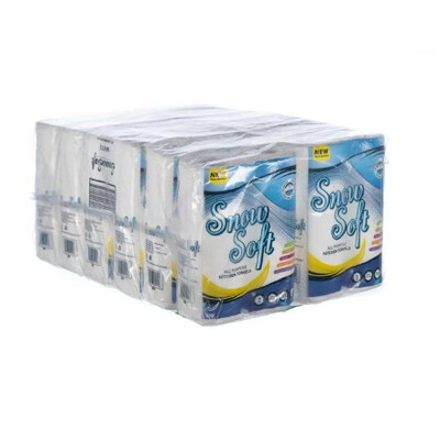 24 Snowsoft Kitchen Towel (12 X 2) 2 Ply 50 Sheet