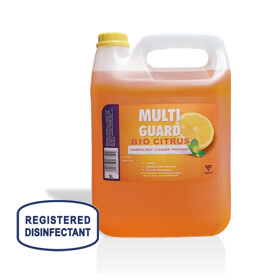 5L Multiguard Bio Citrus Cleaner Disinfectant 5L Multiguard Bio Citrus Cleaner Disinfectant