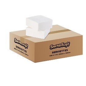 Serviettes Paper 2 Ply (330 X 330) - 1,000 Pack Serviettes Paper 2 Ply (330 X 330) - 1,000 Pack