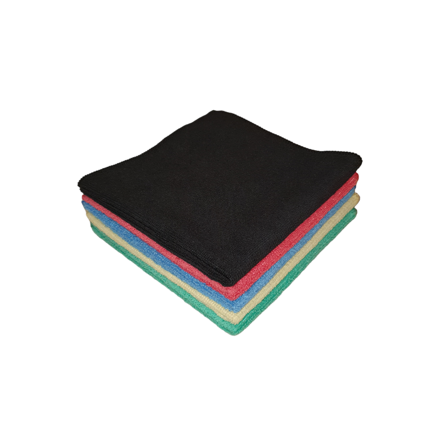 5 Pack MultiColour Microfibre Cloth 38x38cm