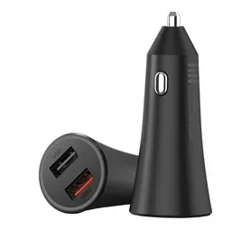 Xiaomi 37W Dual Port Car Charger Black