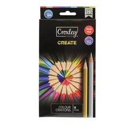 Croxley Colour Pencils Assorted 14's