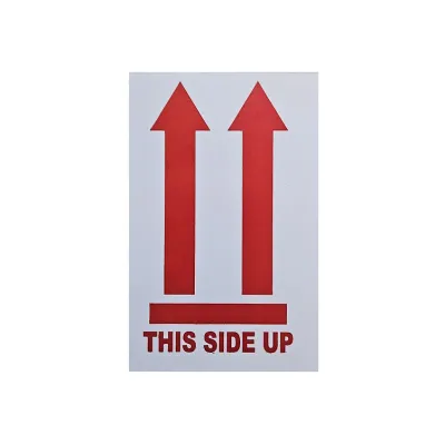 This Side Up Box Shipping Label - 10 Pack