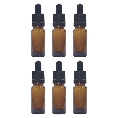 10ml Brown Amber Dropper Bottles with Glass Pipettes
