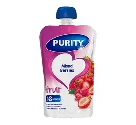 Purity Pureed Baby Food (12 x 110ml Pack) Various Flavours and Ages