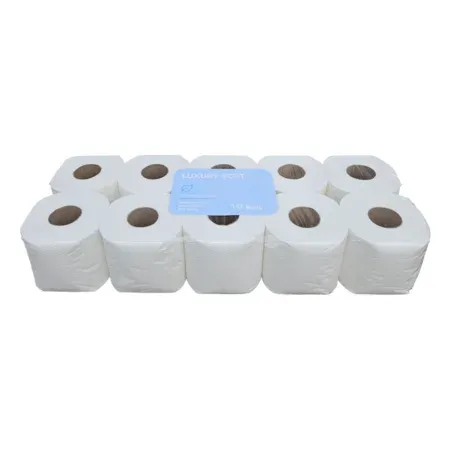 10 Pack Luxury Soft 2 Ply Virgin 350 Sheets Toilet Paper