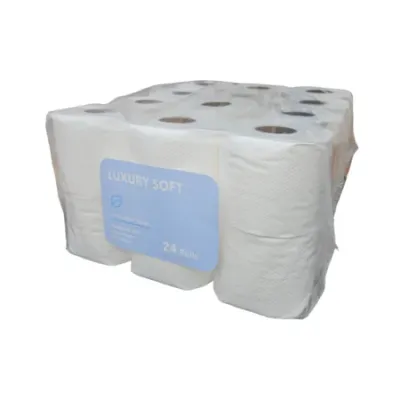 24 Pack Luxury Soft 2 Ply Virgin 350 Sheets Toilet Paper