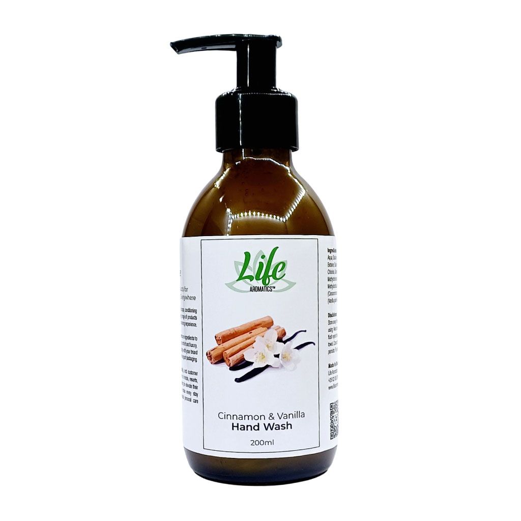 Luxline Hand Wash 200ml - Cinnamon & Vanilla