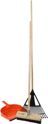 Academy Garden Combo Broom/Rake/Dutspan Garden Tool Kit (1 Tools)