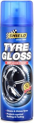 Shield Tyre Gloss Spray Wheel Tire Cleaner (Pack of 1, 400 ml)