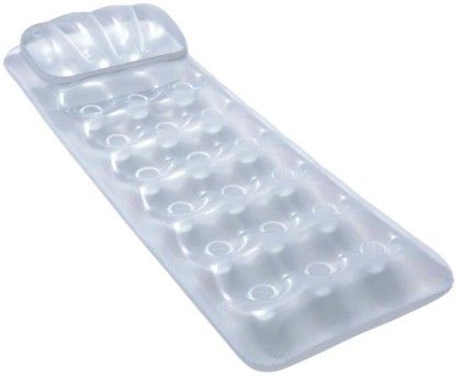 Bestway Metal Tech Lounge Inflatable Pool Accessory (Silver)