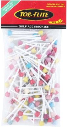 Ultee Top Flite Xlong Golf Tees (Pack of 1, Multicolour)