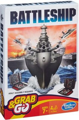 Hasbro Battleships Grab & Go Game Strategy & War Games Board Game