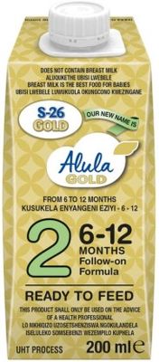 Alula S-26 2 Ready To Feed Follow On Formula (24 x 200 ml, 6-12 Months)