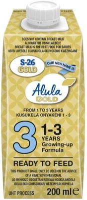 Alula S-26 3 Ready To Feed Growing Up Formula (24 x 200 ml, 24 Months And Above)