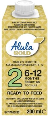 Alula Gold 2 Follow On Formula Ready To Feed (200 ml, 0-12 Months)