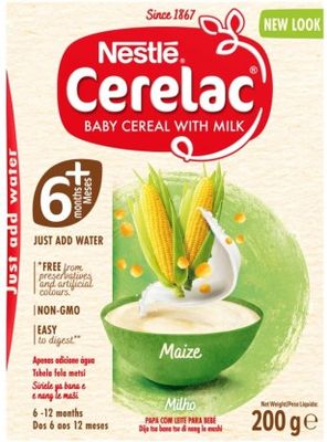 Nestle Cerelac Stage 1 Maize Cereal (200 g, 6+ Months)