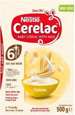 Nestle Cerelac Stage 1 Banana Cereal (500 g, 6+ Months)