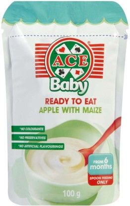 Ace Apple with Maize Puree Cereal (100 g, 6+ Months)