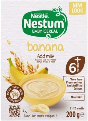 Nestle Stage 1 Banana Cereal (200 g, 6+ Months)