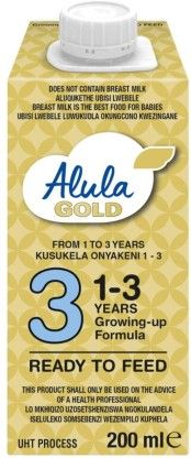 Alula Gold 3 Growing Up Formula Ready To Feed (200 ml, 12-36 Months)