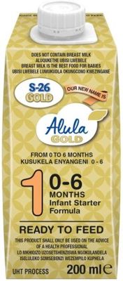 Alula S-26 1 Ready To Feed Infant Starter Formula (24 x 200 ml, 0-6 Months)