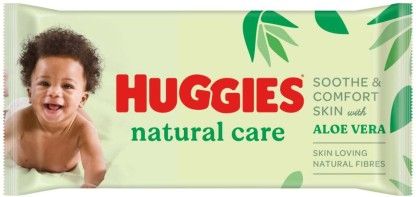 Huggies Natural Care (Pack of 1, 56 Wipes per Pack)