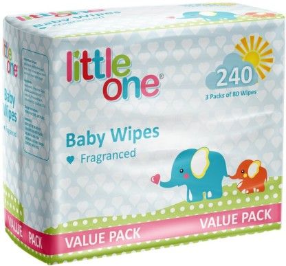 Little One Fragranced (Pack of 1, 240 Wipes per Pack)