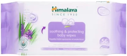 Himalaya Soothing & Protecting (Pack of 1, 56 Wipes per Pack)