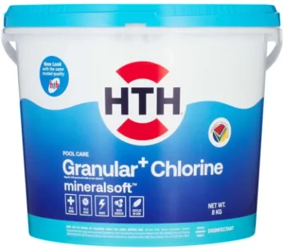 HTH Granular+ Mineralsoft Pool Chlorine Pool Cleaner (Pack of 1)