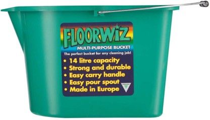 Floorwiz 14 L Plastic Bucket (Green)
