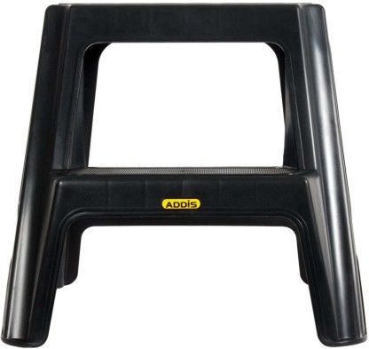 Addis 2-Step Stool (Black, Pre-assembled)