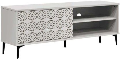 Linx Niari Solid Wood TV Entertainment Unit (Finish Colour - AMC White, DIY(Do-It-Yourself))