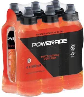 Powerade Naartjie Sports Drink (Naartjie Flavoured, 24 x 500 ml)