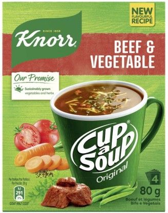 Knorr Beef & Vegetable Cup A Soup (80 g)
