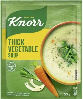 Knorr Thick Vegetable Soup (Pack of 10, 50 g)