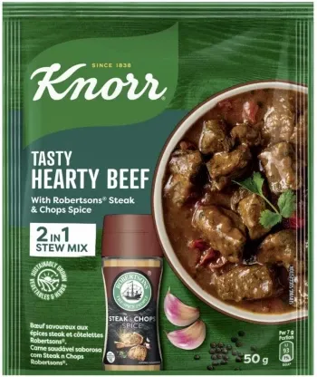Knorr Tasty Hearty Beef (Pack of 10, 50 g)