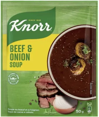 Knorr Beef & Onion Soup (Pack of 10, 50 g)