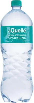 aQuelle Natural Spring Sparkling Mineral Water (6 x 1.5 l)