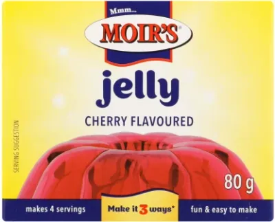 Moir's Cherry Flavoured Jelly Crystals (6 x 80 g)
