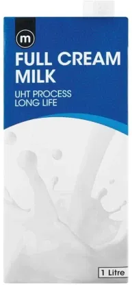 M Full Cream Milk - UHT Process Long Life, Plain Flavour (1 L)