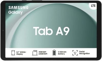 Samsung Galaxy Tab A9 LTE Android 4 GB RAM (Wi-Fi+4G, 64 GB)