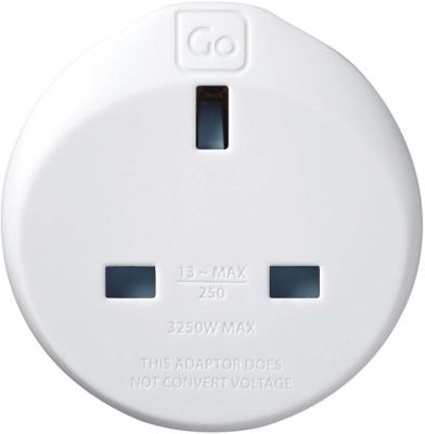 Go Travel UK-SA Worldwide Adaptor (White)