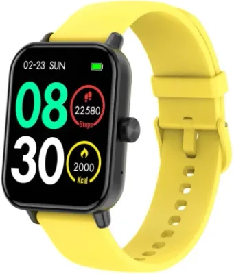 Volkano GAEA02_10 Smartwatch (Yellow Strap, Free)